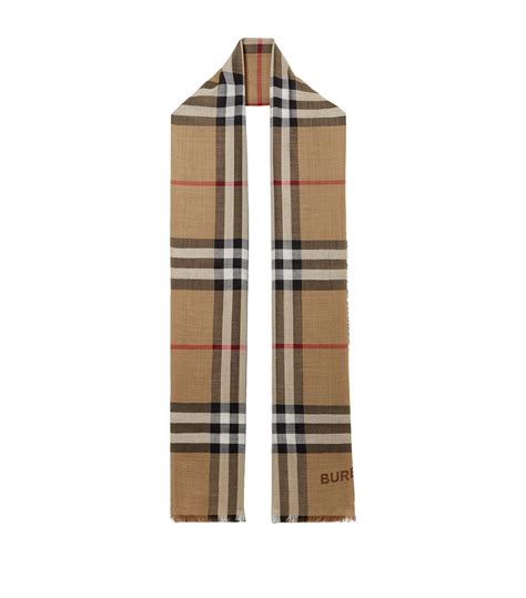 burberry scarf ebay silk|Burberry reversible check silk scarf.